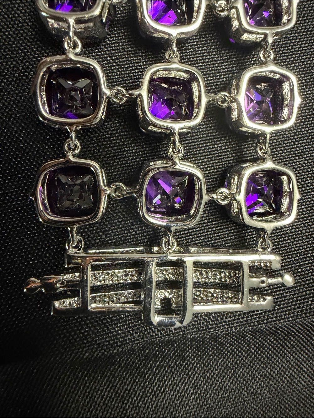Park Lane Lavish Bracelet Purple & Pink CZ Statement Bracelet $472 Retail - Picture 7 of 7